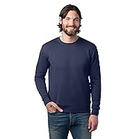 Alternative Men's Sweatshirt, Eco-Cozy Pullover Lightweight Fleece Crewneck