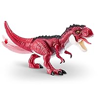 Robo Alive Dino Action T-Rex by ZURU Dinosaur Toys, Real Biting Action, Lifelike Roars Sound, Battery-Powered Robotic Interactive Electronic Reptile Toy for Boys