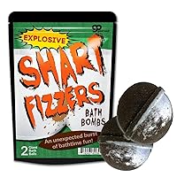 Shart Fizzers Bath Bombs - Gross Bath Bombs for Teens - XL Root Beer Bath Balls - Funny Bath Pranks for Men, Made in America, 2 Count