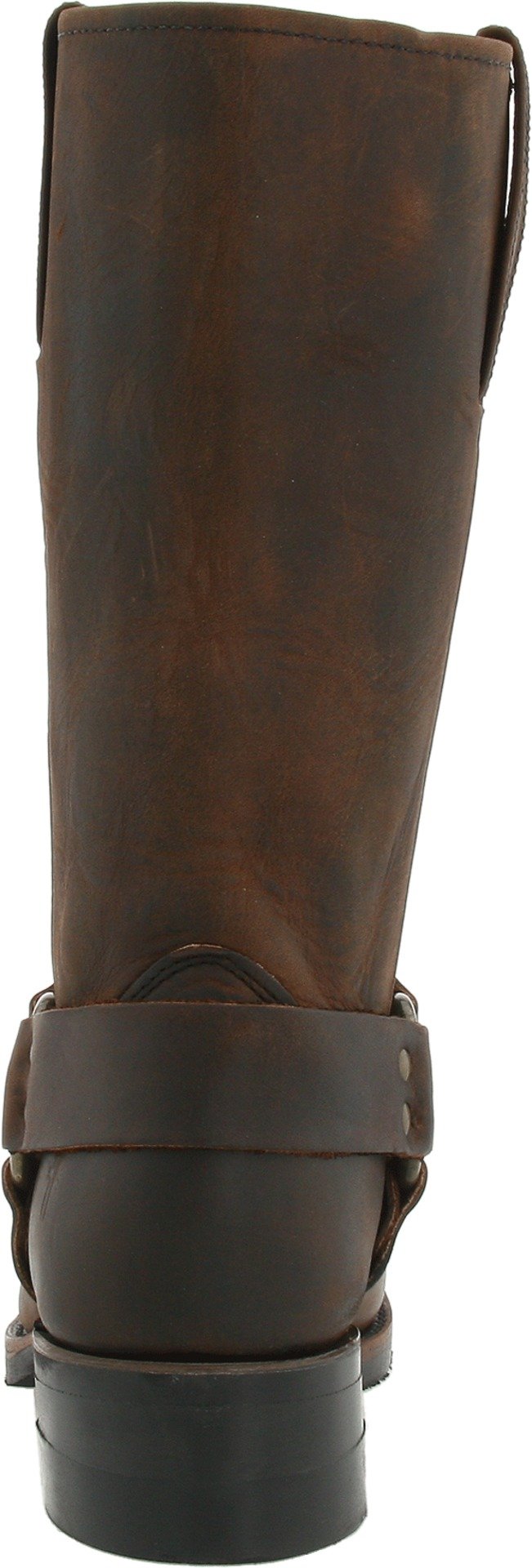 Frye Harness 12R Boots for Men with Oiled-Leather Upper, Goodyear Welt Construction, Stacked Leather Heel, and Nickel & Brass Hardware – 12” Shaft Height