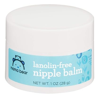Amazon Brand - Mama Bear Nipple Balm, Lanolin-Free, 1 Oz