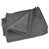 Large Gray Wool Army/Military Type Blanket Surplus Style Emergency/Survival Gear