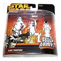 Hasbro Star Wars : Revenge of The Sith - Clone Trooper 3pk White Color [Toy]