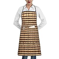 Ancient World Globe print Polyester Apron,Versatile Apron,Apron with Pockets for Unisex Use â€“ Perfect Apron Gift