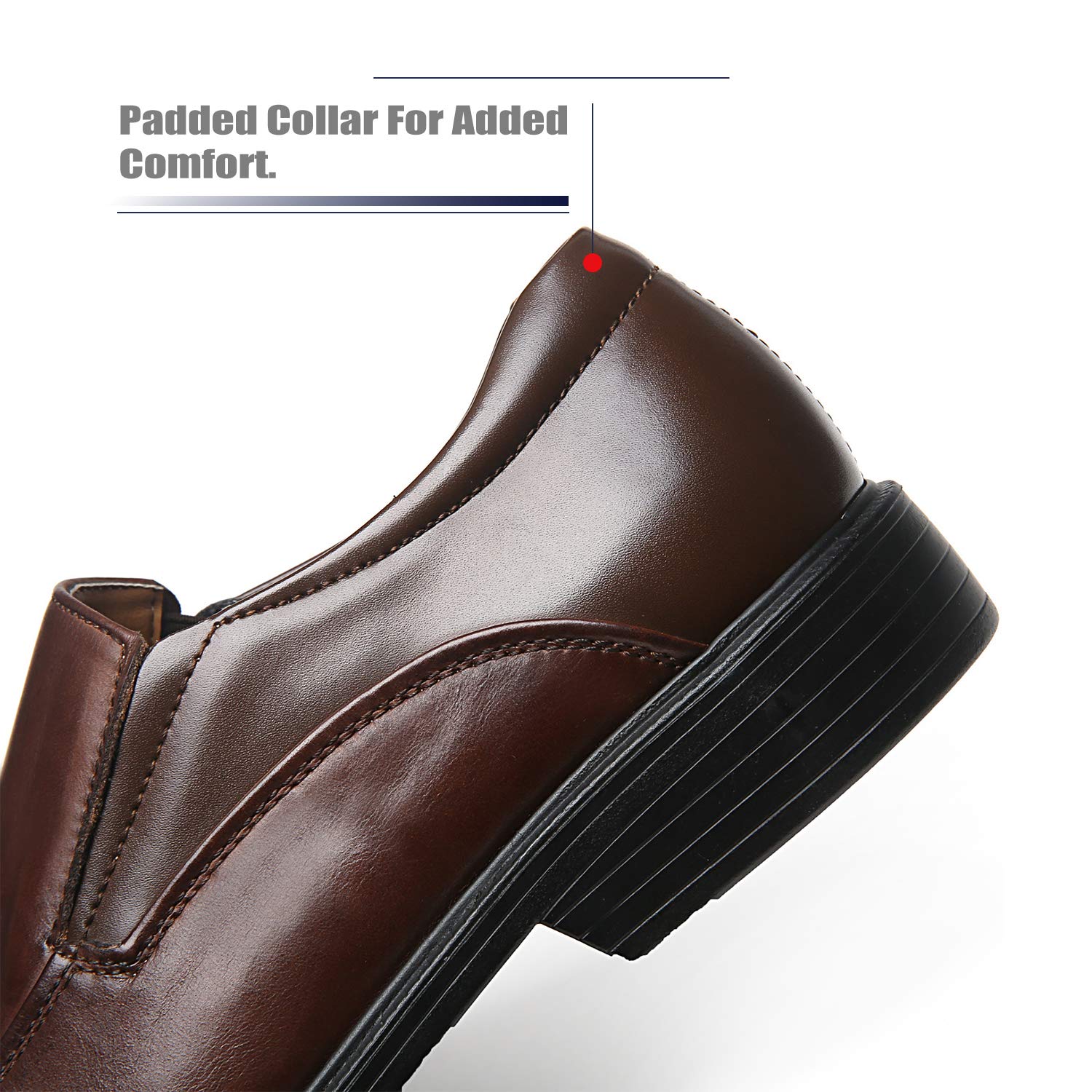 La Milano Men's Oxfords Classic Modern Round Captoe Shoes