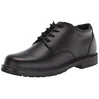 Josmo boys Scholar School Uniform Shoe, Black, 1.5 Wide Little Kid US