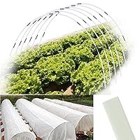 Garden Hoops 36pcs (M Size), Sunwuk Greenhouse Hoops for 2.5-5.5ft Wide Raised Bed, 6 Sets of 8.5ft Long Super Bendable Fiberglass Support Hoops Frame, Mini Greenhouse Strip for Row Cover