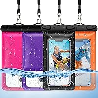 F-color Floating Waterproof Phone Pouch - Waterproof Phone Case - Underwater Dry Bag - Waterproof Cell Phone Pouch Up to 7.0
