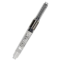 Online Schreibgerate standard ink converter │ cartridge converter made of synthetic material │ fits standard fountain pens and rollerball pens │ refillable,Black