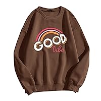 SNKSDGM Women's Fall Fashion 2023 Y2K Sweatshirt Long Sleeve Crew Neck Pullover Sweaters Outfits 2023 Fall Clothes