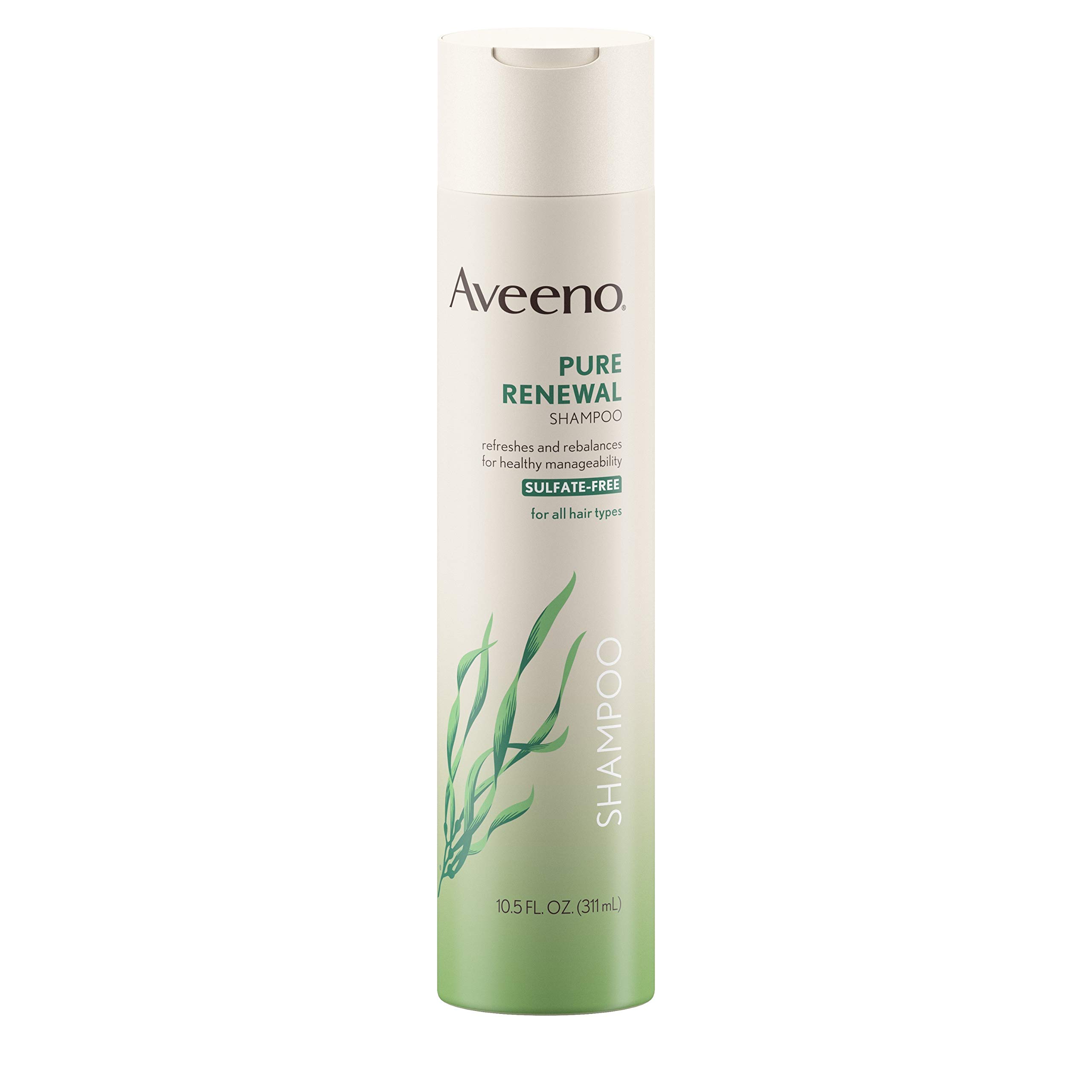 Aveeno Pure Renewal Gentle Shampoo, 2 Count, white, 21 Fl Oz