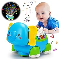 5 in 1 Crawling & Walking Baby Toys 3-6 to 12 Months Developmental Musical Toys for Babies 12-18 Months Light Up Tummy Time Infant Toys 7 8 9 6-12 Month 1 Year Old Boy Girl Toys 1st Birthday Gifts