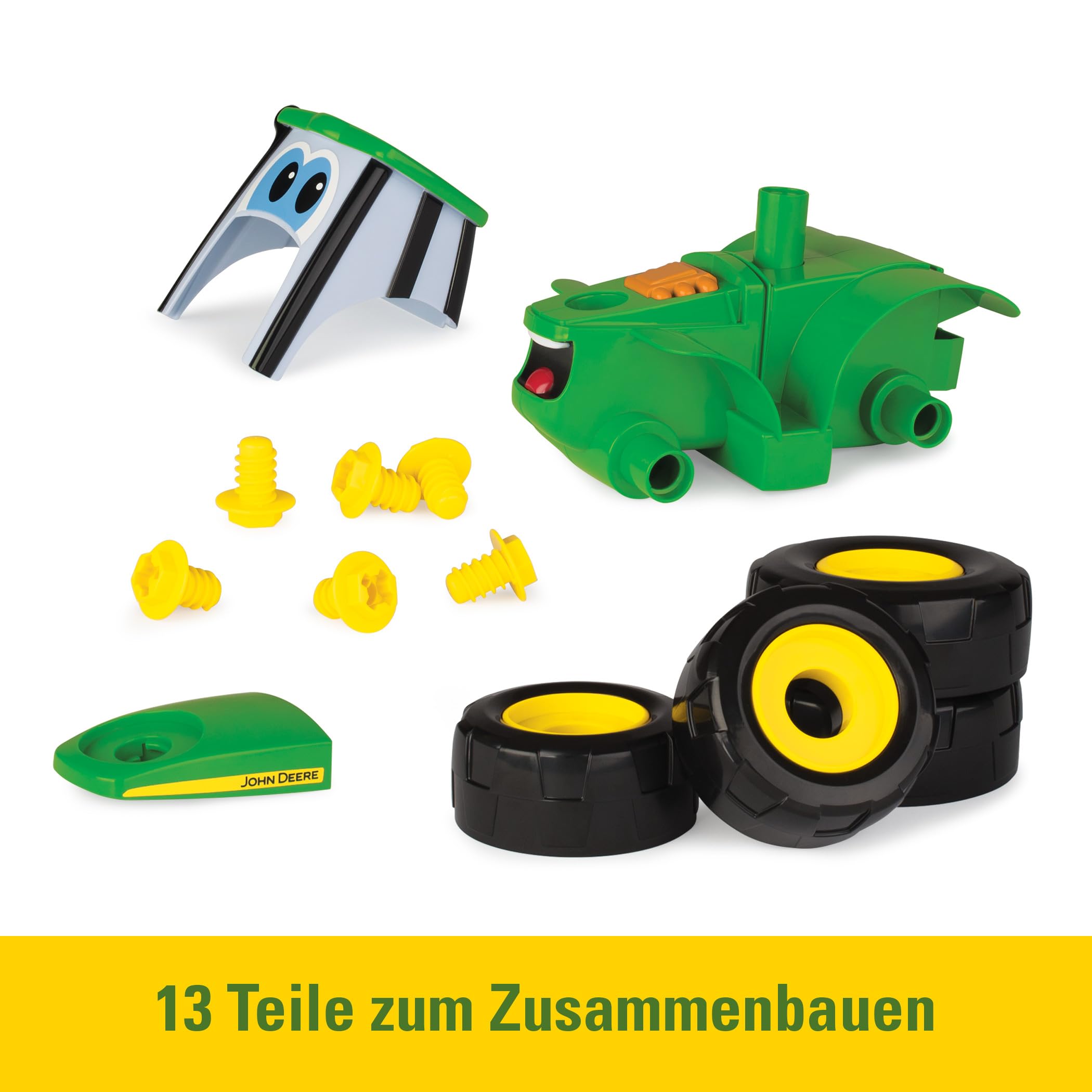 Tomy John Deere Build-A-Johnny Tractor Toy