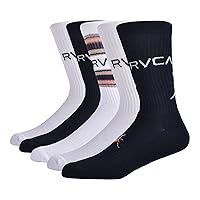 RVCA Men's Half Cushion Crew Socks