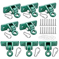 BETOOLL Heavy Duty Swing Hanger for Kids Playground Indoor Outdoor with Mounting Hardware Provided, Set of 8