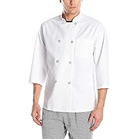 Chef Designs Men's 3/4 Sleeve Chef Coat