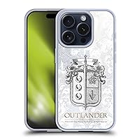 Head Case Designs Officially Licensed Outlander Fraser Crest Seals and Icons Soft Gel Case Compatible with Apple iPhone 15 Pro and Compatible with MagSafe Accessories
