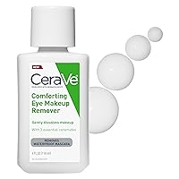 CeraVe Eye Makeup Remover with Hyaluronic Acid and Ceramides |Waterproof, Non-Comedogenic, Fragrance Free, Non-Greasy & Ophthalmologist Tested | 4 Ounces