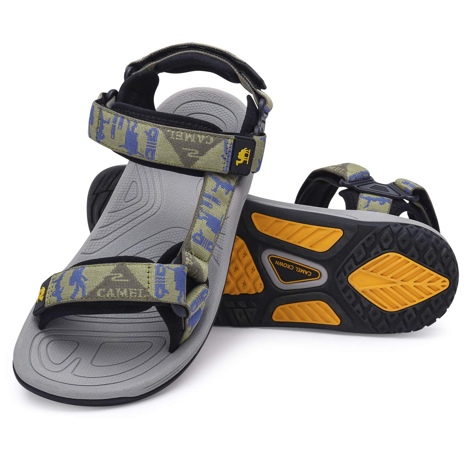 CAMEL CROWN Mens Hiking Sandals Waterproof with Arch