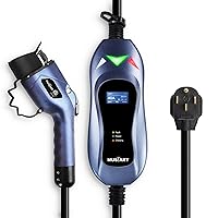 Level 2 EV Charger, 40 Amp, 240 Volt, 25ft Cable, Electric Vehicle Portable Charger Plug-in EV Charging Station with NEMA 14-50P, ETL Certificated