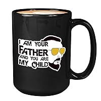 Gamer Coffee Mug 15oz Black - I am your Father, and you are My Child - Funny Video Games Player Pro For Teenagers Women Men Bestfriend Brother Sister