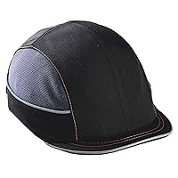 Ergodyne Safety Bump Cap, Baseball Hat Style, Comfortable Head Protection, Micro Brim, Skullerz 8950,Black, Factory