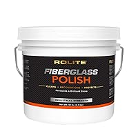 Rolite Fiberglass Polish (10lb) for Removing Water Spots, Staining, Oxidation & Hairline Scratches on Boats, Clearcoat, Acrylic and Polycarbonate