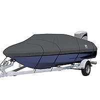 Classic Accessories StormPro Heavy-Duty V-Hull Inboard/Outboard Boat Cover, Fits boats 21 ft 6 in - 22 ft 6 in long x 96 in wide
