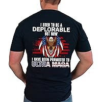 I Used To Be A Deplorable But Now I Have Been Promoted To Ultra Maga Shirt, USA Flag, Trump Supporter, Make America Great Again, Patriot, Republican, T-Shirt, Long Sleeve, Sweatshirt, Hoodie