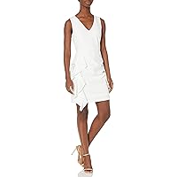 Adrianna Papell Women's Ruffled Crepe Cocktail Dress