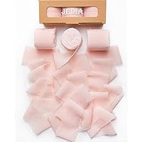 Pink Ribbon, 3 Rolls Blush Pink Mothers Day Ribbons, 1.5