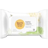 Burt's Bees Baby Wipes,Unscented Natural Baby Wipes for Sensitive Skin with Aloe and Vitamin E - 72 Wipes