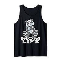 Panda Bear Mama Mom Life Mommy Mama Pandas Mother's Day Tank Top