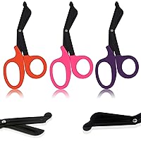 Trauma Shears Medical Scissors 3-Pack Premium Bandage Scissors for Nurses 5.5