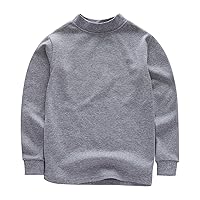 4t Boy Fall Clothes Fit Crewneck T Shirt Cotton Soft Multi Pack Long Sleeve Basic Toddlers Boys Size 16 Tops