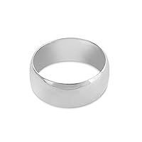 Belcho USA Sterling Silver Wedding Ring Band (8mm)
