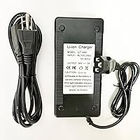 [Verified Fit] 84V 3A 3-Pin Plug for 72 Volt Lithium Battery Charger for 72V(20S) 12AH 20AH 30AH Li E-Bikes & Scooters and More Electric Bicycle 84 Volt 3 Amp Max