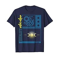 Solar Space Eclipse Totality 04 08 24 3 Solar Astronomy Syst T-Shirt