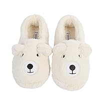 Millffy Womens Cute Cartoon Animal Soft Warm Plush Fuzzy Bear Slippers Winter House Shoes Lamb Slippers Sneakers