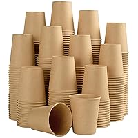 5OZ 300 Pack Disposable Coffee Cups, Hot Paper Cups, Disposable Cups, Hot Cups, Leak-Proof Mouthwash Cups for Home, Business