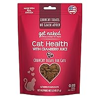 Get Naked Urinary Health Crunchy Treats For Cats, Cranberries, (1 Pouch), 2.5 Oz