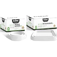 Bed Bug Interceptors - Combo Pack (White) | Bed Bug Blocker (Pro) and Bed Bug Blocker (XL) Interceptor Traps - Packs of 4 | Monitor, Detector, and Trap for Bed Bugs