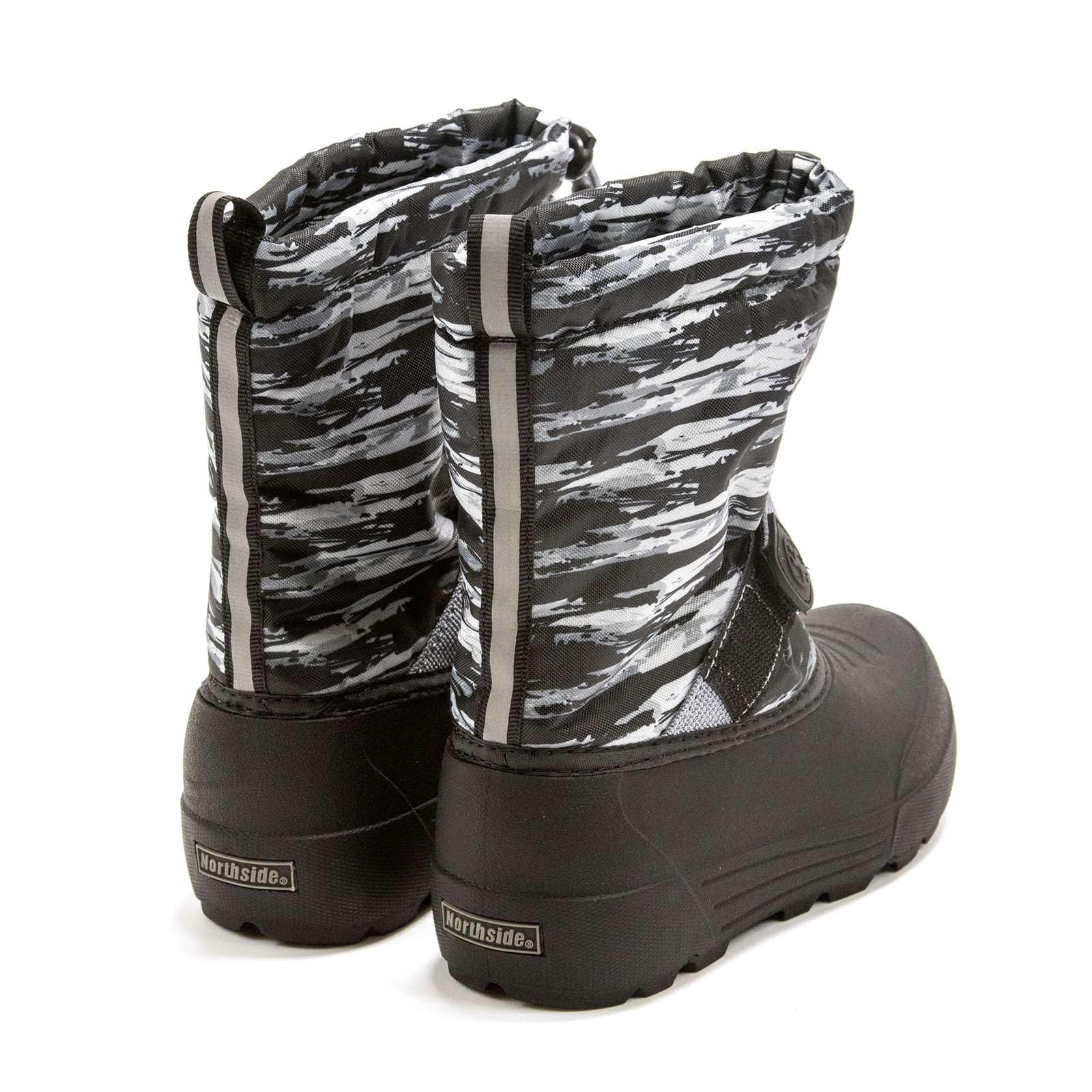 Northside Toddlers Frosty Insulated Snow Boot, Charcoal Black,5 M US