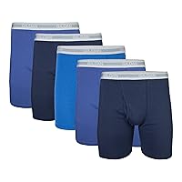 Gildan Mens Underwear Boxer Briefs, Multipack