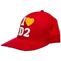 DSQUARED2 Iconic I Love D2 Logo Baseball Cap Baseball Cap Hat