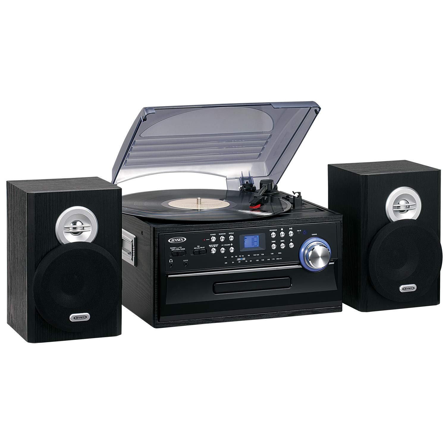 Mua JENSEN JTA-475B 3-Speed Stereo Turntable with CD System, Cassette, and  AM/FM Stereo Radio trên Amazon Mỹ chính hãng 2023 | Fado