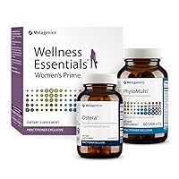 Metagenics Ostera - 60 Tablets, PhytoMulti Without Iron - 60 Tablets, and Wellness Essentials Women's Prime - 30 Count