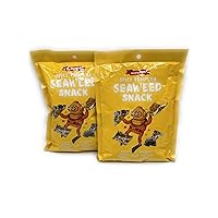 Spicy Tempura Seaweed Snack by Trader Joes 2.1 oz (60 g) - Pack of 2