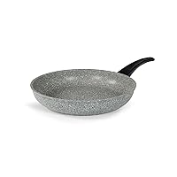 Dura Induction Frying Pan Stone Effect Aluminum, 12.59-inches, Clear