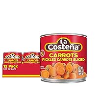 Sliced Pickled Carrots, 14.1 Ounce Can (Pack of 12)